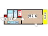 ＱＵＡＬＩＡⅢ 1Kの間取り