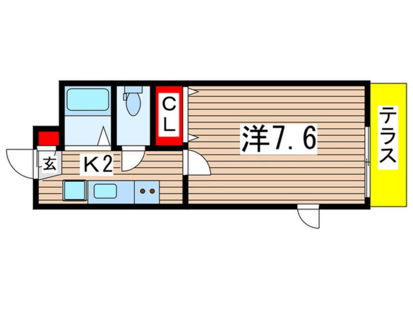 間取図 ＱＵＡＬＩＡⅢ
