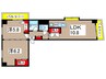 君待橋 2LDKの間取り