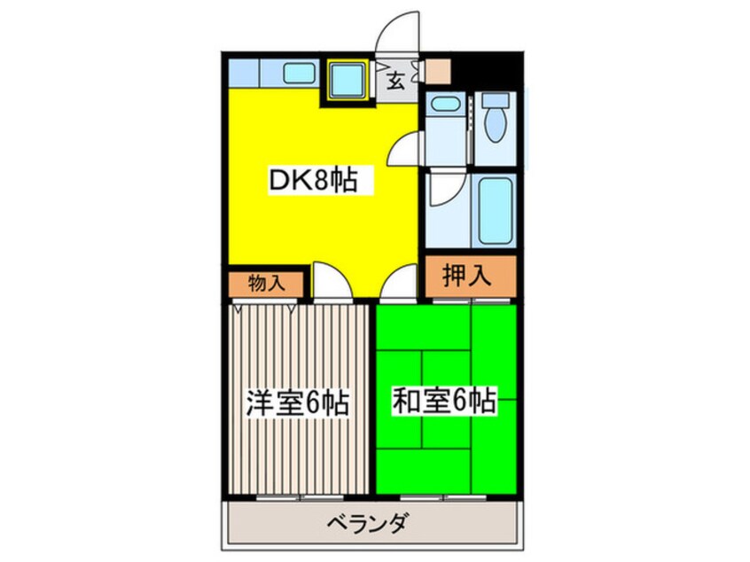 間取図 セルーエ三鷹