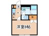 アンプル－ルブワ相模原 1Kの間取り