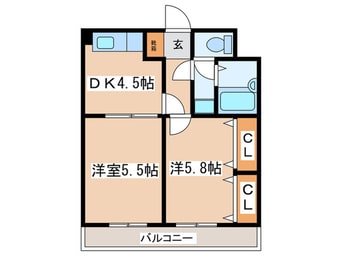間取図 ベルダ調布