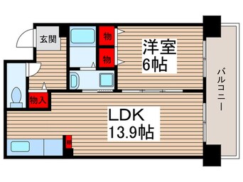 間取図 コ－ポレ－ト清瀬駅南１号棟