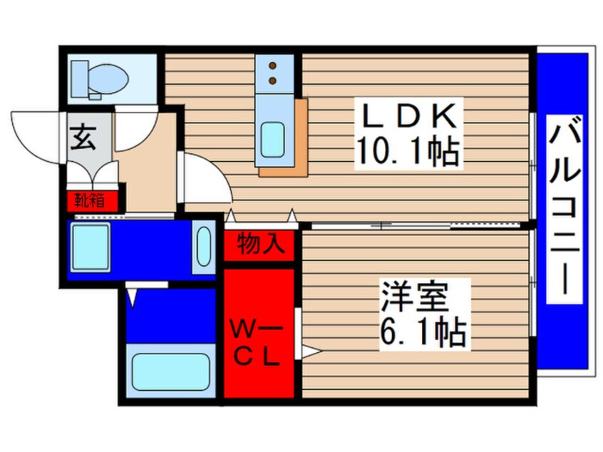 間取図 グリシーヌ石神井公園