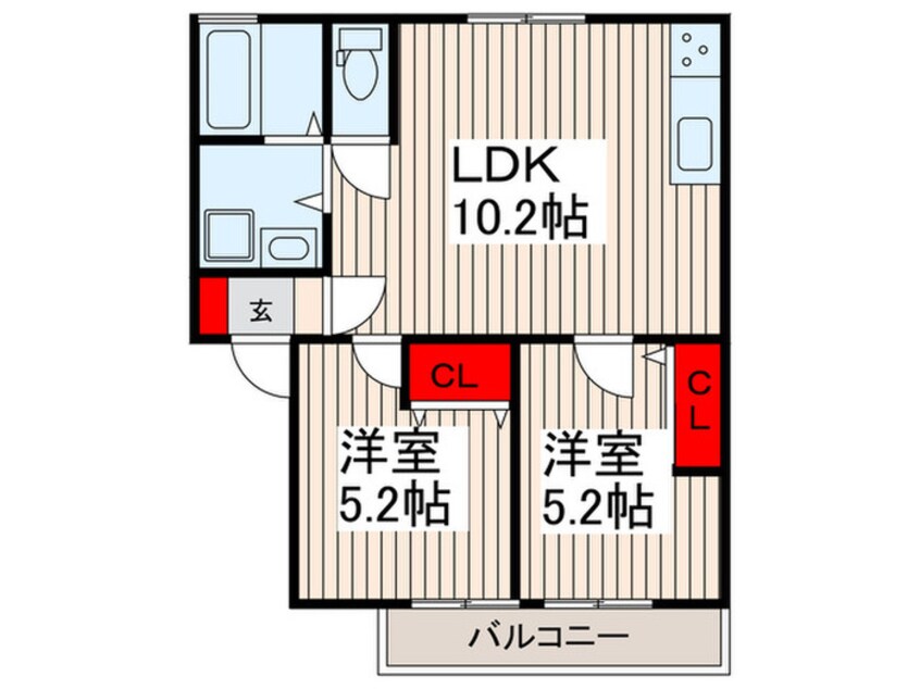 間取図 サングリア