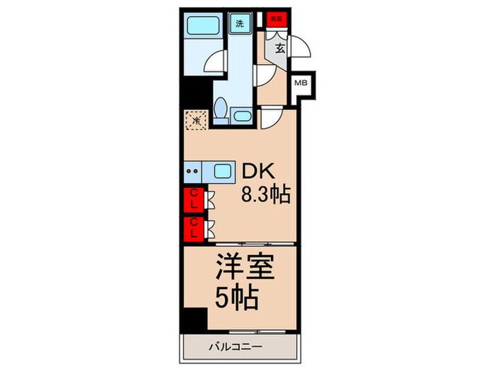 間取り図 セジョリ大山(103)