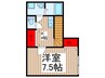 仮)エテルノヴァローレ狭山 1Kの間取り