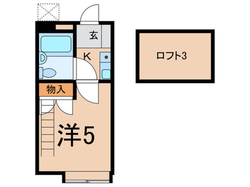 間取図 ペアパレス大泉