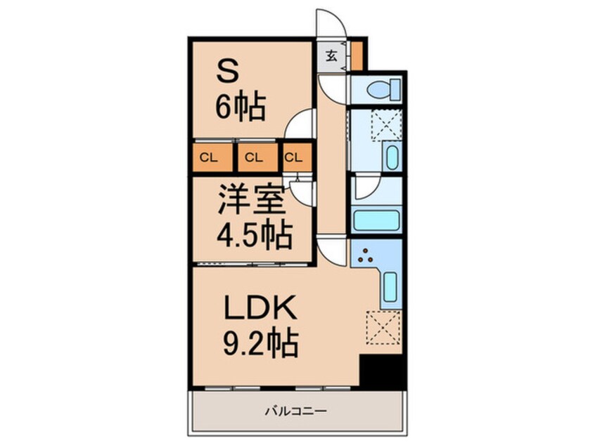 間取図 Brentwood恵比寿