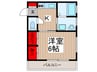プチマロン 1Kの間取り