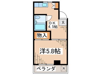 間取図 シルクハイツＡ棟