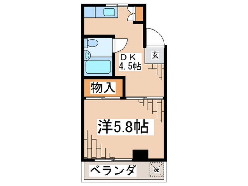 間取図 シルクハイツＡ棟