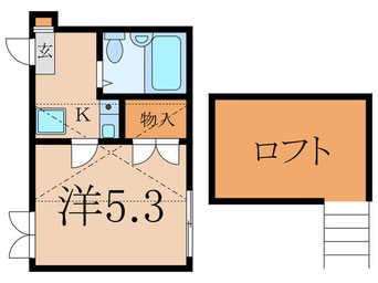 間取図 レモン武蔵関