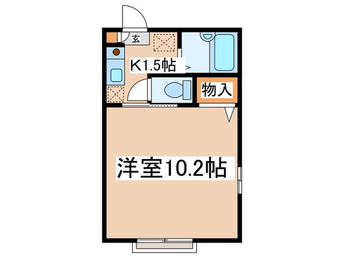 間取り図 フロ－ラ本多