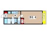 リブリ・美浜稲毛海岸 1Kの間取り