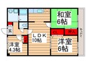 シティハイムの間取図