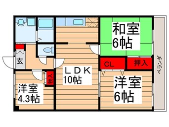 間取図 シティハイム