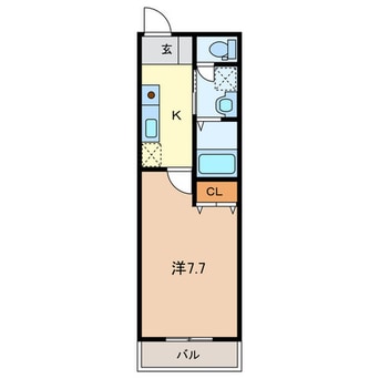 間取図 リリー松原