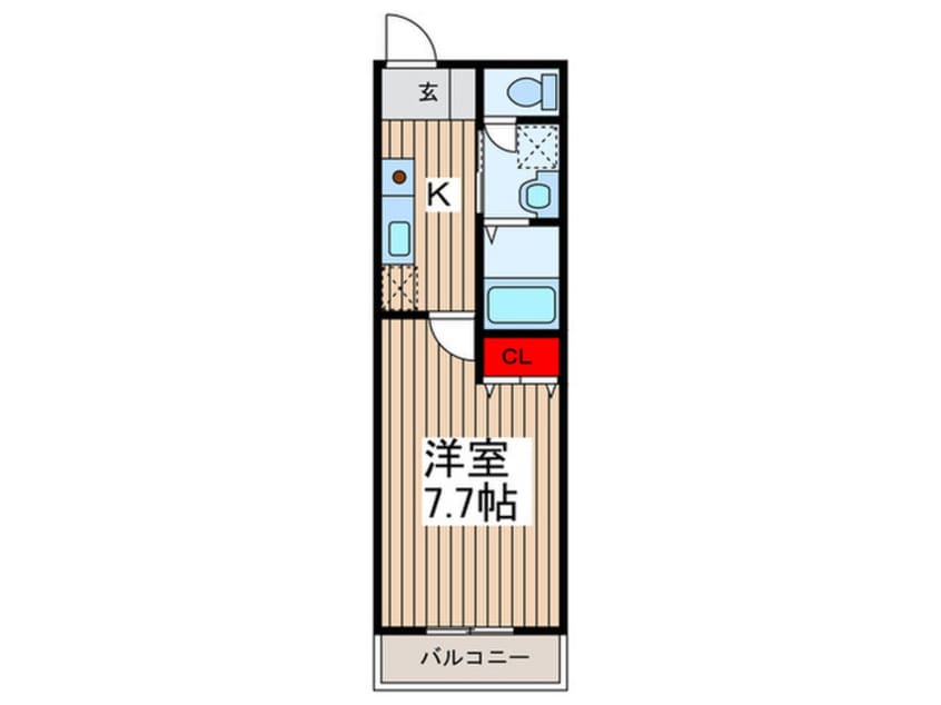 間取図 リリー松原