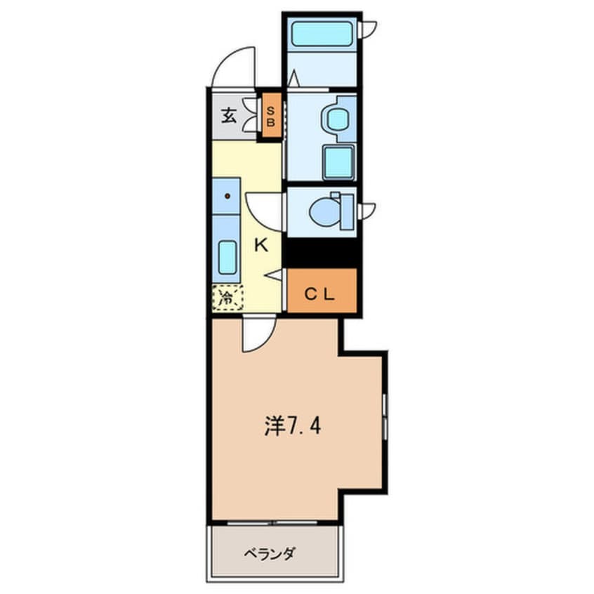 間取図 リリー松原