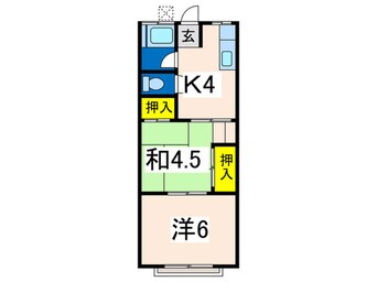 間取図 かじや荘