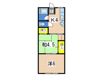 間取図 かじや荘