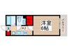 クレスⅠ 1Kの間取り