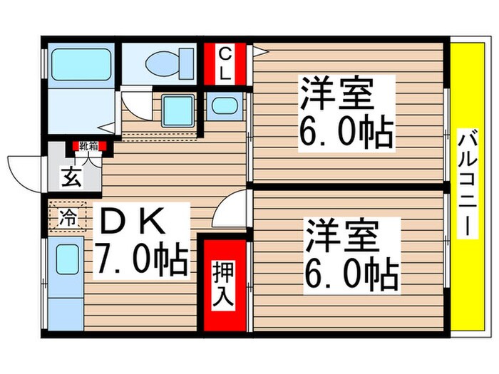 間取り図 メゾンダジュール五番館
