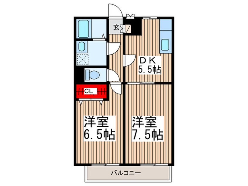 間取図 アム－ルユイットⅡ