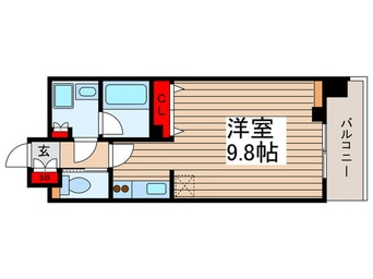 間取図 ｻﾝｸﾚ-ﾙ荒川ﾌﾞﾗﾝｶﾞ-ﾃﾞﾝ