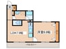 レジディア調布 1LDKの間取り