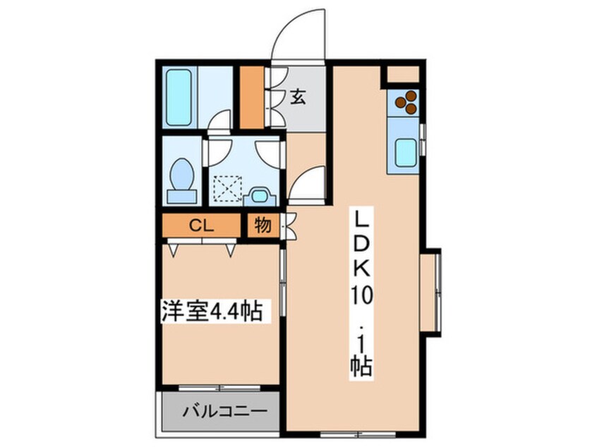 間取図 レジディア調布