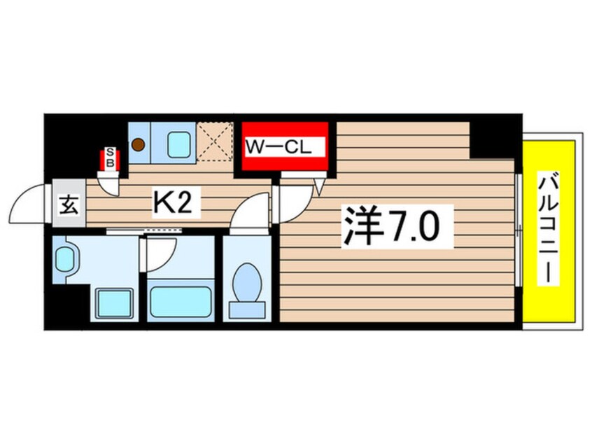 間取図 ルクレ菊川