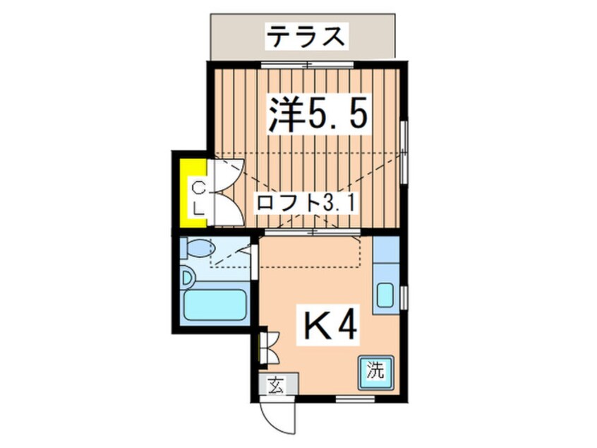 間取図 ファミ－ル富士見町