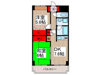 間取図 パ－クマグノリア越谷