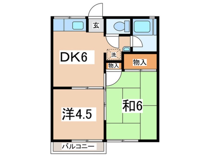 間取図 ポルシェ上溝