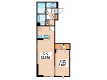 間取図 Dスクエア金森東