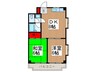 ＮＣＫビル 2DKの間取り