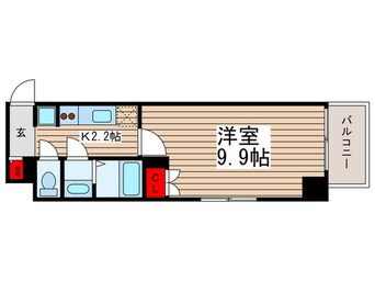間取図 エフシティ亀戸