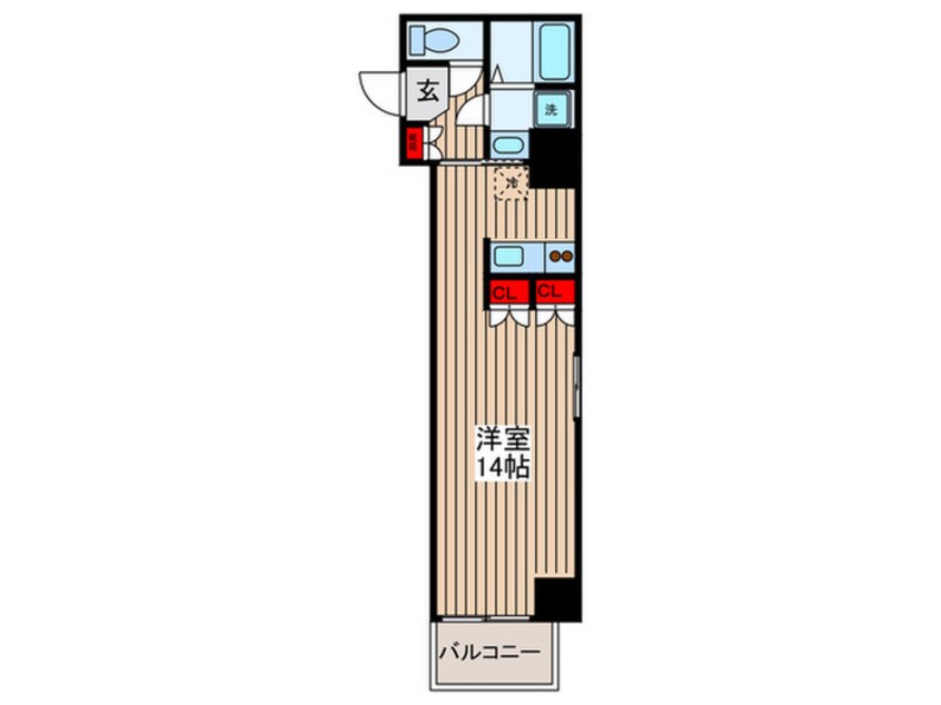 間取図 エフシティ亀戸
