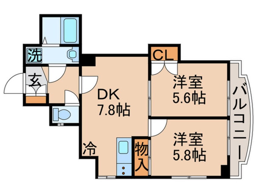 間取図 横山ﾋﾞﾙ