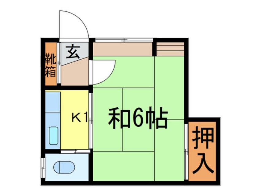 間取図 奈良荘