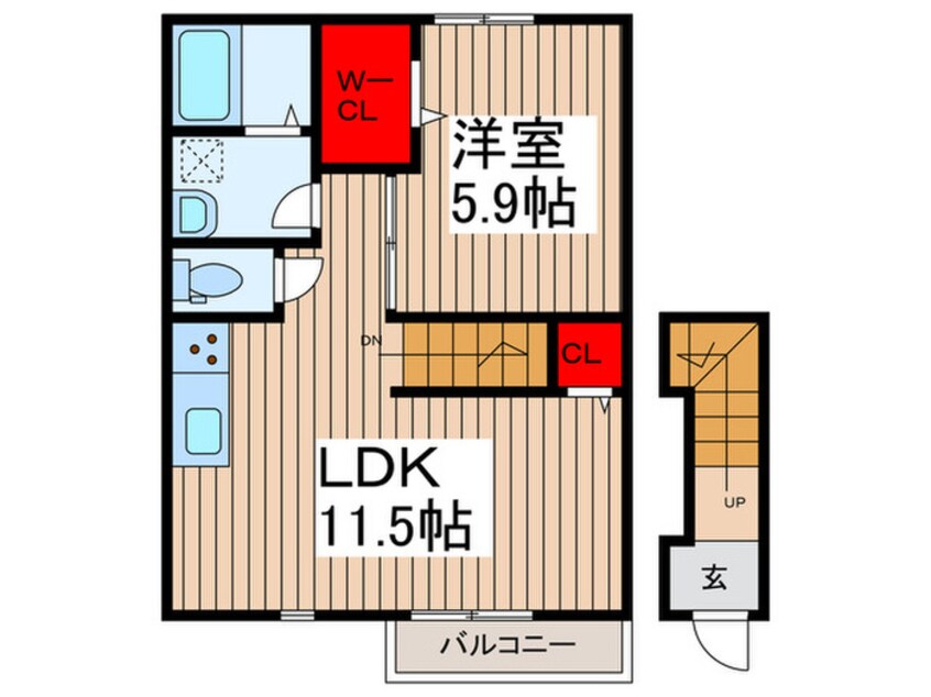間取図 サンモール三郷