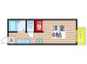 ウィステリア南花園 1Rの間取り