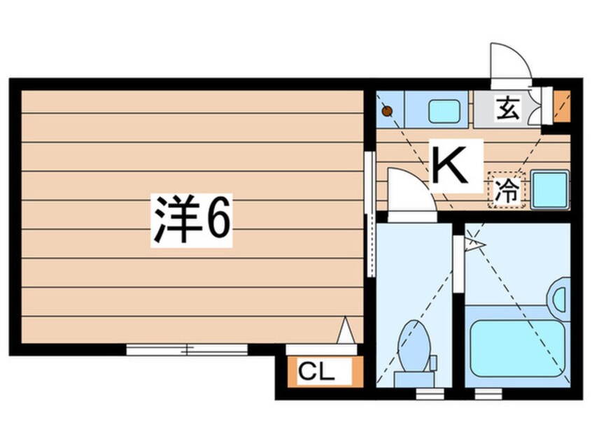 間取図 モンステラ高田A
