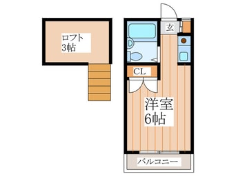 間取図 ドミ－ル・ミナミ