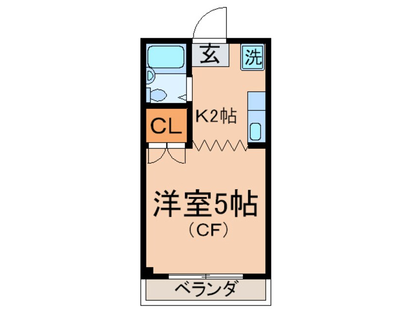 間取図 第５サン・オカベビル