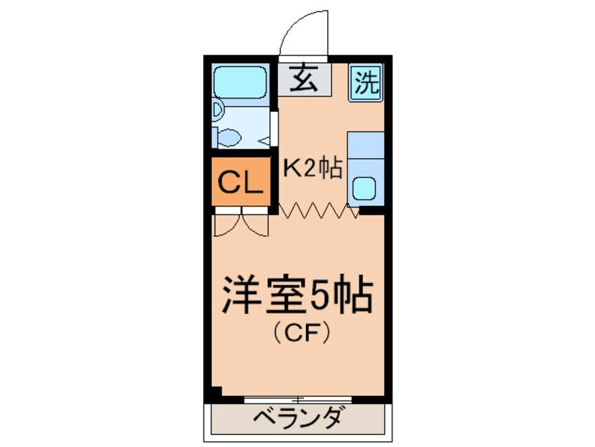 間取図 第５サン・オカベビル