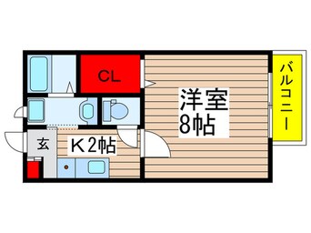 間取図 パナハイツ三山　Ｂ