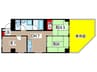 秀和東陽町レジデンス（１１８） 3DKの間取り